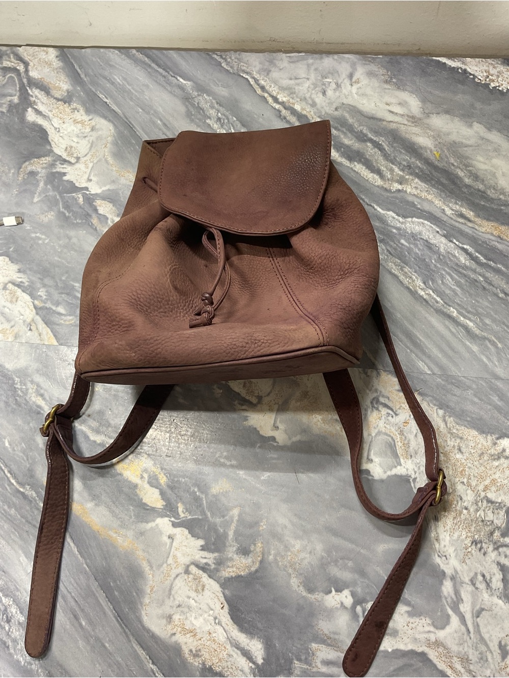 Vintage COACH Purple Elderberry Suede Nubuck Leather, Sonoma Bag, 4938 90s - Picture 2 of 15
